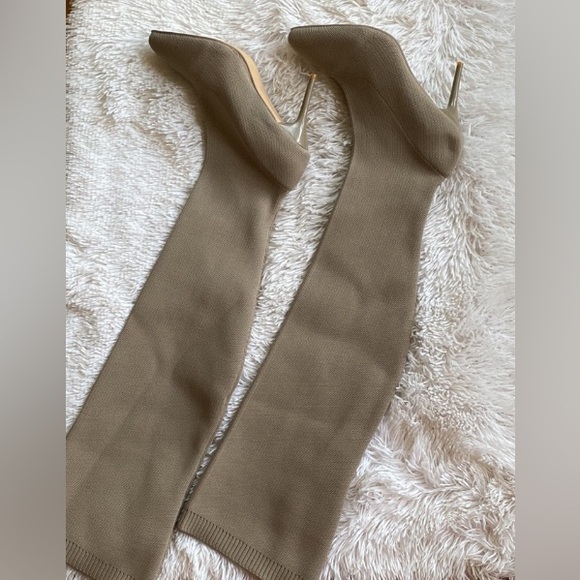 New Over-the-knee knitted stiletto boots, size EU 42 - Picture 7 of 12